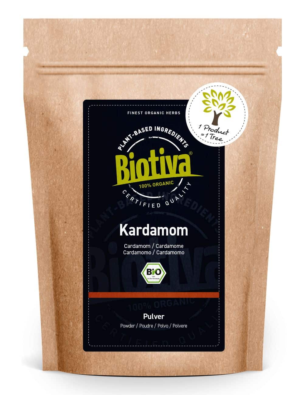 Biotiva Kardamom gemahlen Bio