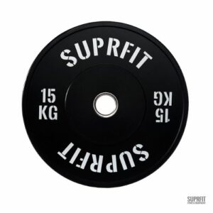 Suprfit Econ Bumper Plate White Logo (Paar)