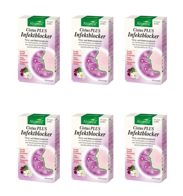 6x Alsiroyal Cistus Plus Infektblocker 6x30 Tabletten