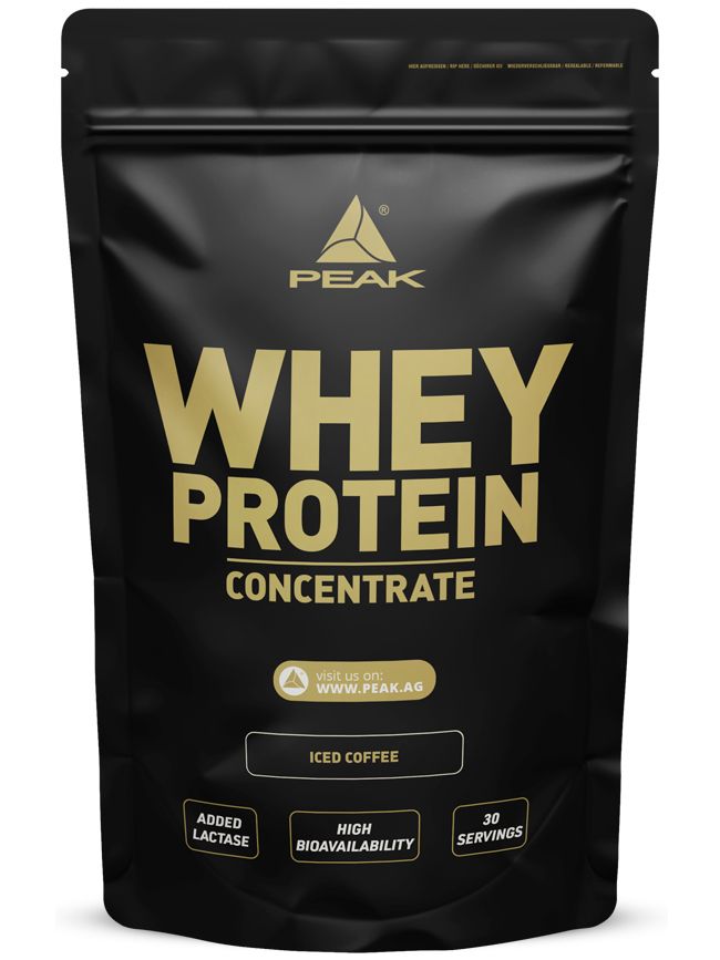 Peak Whey Protein Concentrat - Geschmack Iced Coffee