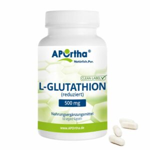 APOrtha® L-Glutathion 500 mg - vegane Glutathion-Kapseln