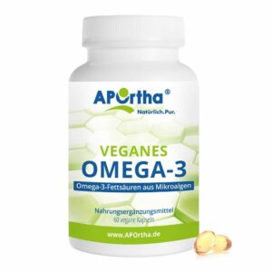 APOrtha® Algenöl veganes Omega-3 - vegane Kapseln