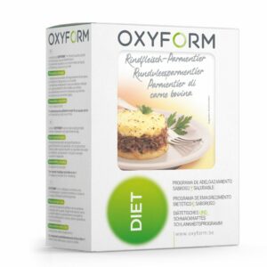 Oxyform Proteinreich Rinderhack und Puree Mahlzeitersatz