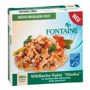 Fontaine - Wildlachs-Salat Alaska in hellem Bio-Dressing