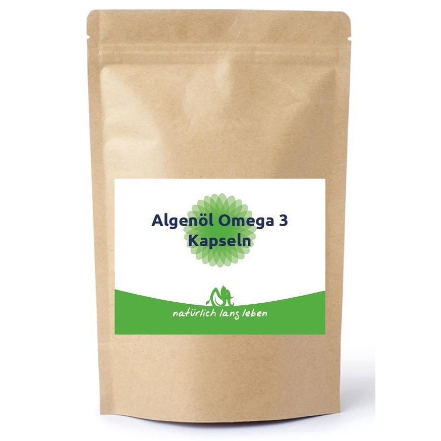natürlich lang leben Algenöl Omega 3 Kapseln