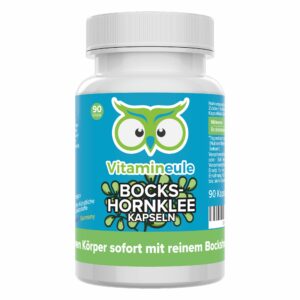 Bockshornklee Kapseln - hochdosiert - Qualität aus Deutschland - ohne Zusätze - Vitamineule®