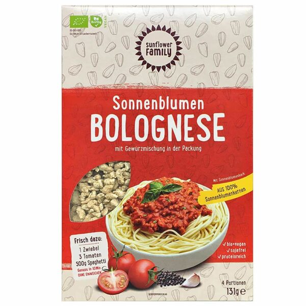 Sunflower Family Bio Sonnenblumen Bolognese