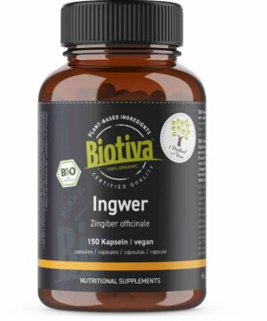 Biotiva Ingwer Kapseln Bio