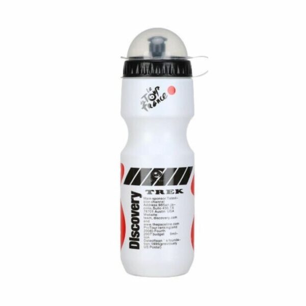 Sport-Knight® Fahrradflasche 750ml Inkl. Halter Weiß