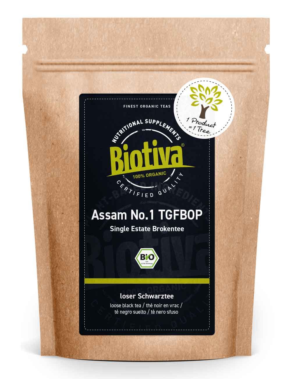 Biotiva Assam No.1 Tgfbop Schwarztee Bio