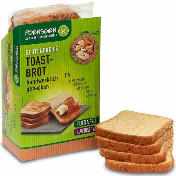 Toastbrot geschnitten