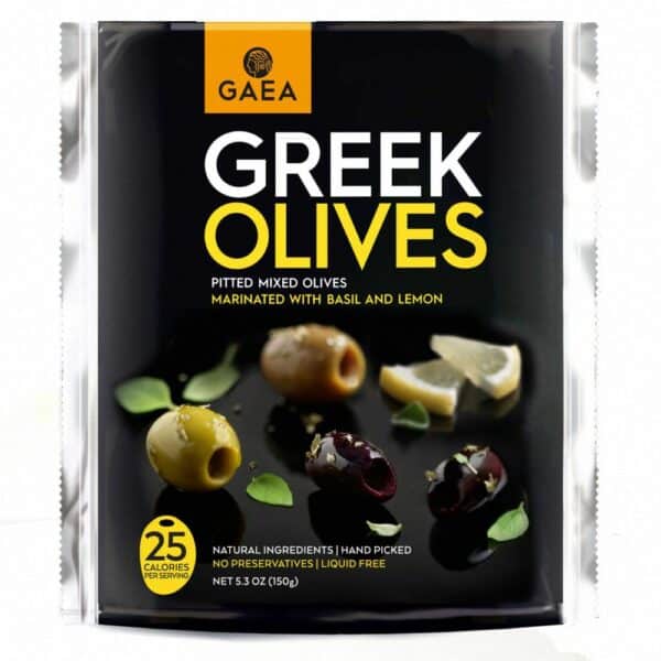 Gaea Greek Olives Basilikum