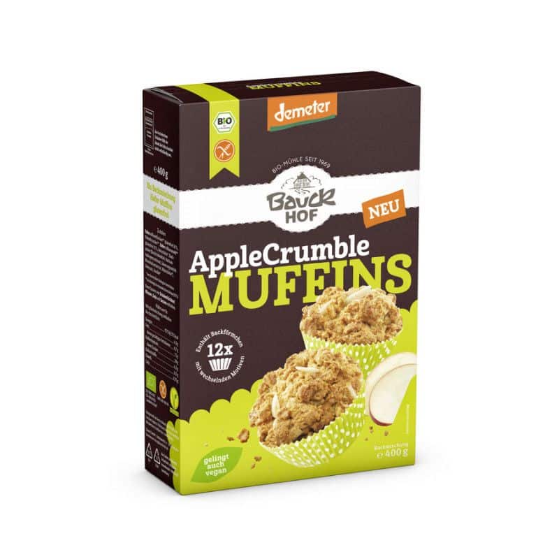 Bauckhof - Apple Crumble Muffins glutenfrei