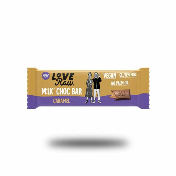 Love Raw - M:lk Choc Bar - Karamell