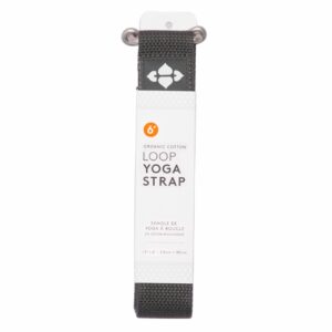 Yogagurt Loop aus Bio-Baumwolle 183 cm - Charcoal