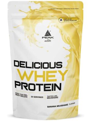 Peak Delicious Whey Protein - Geschmack Banana Milkshake