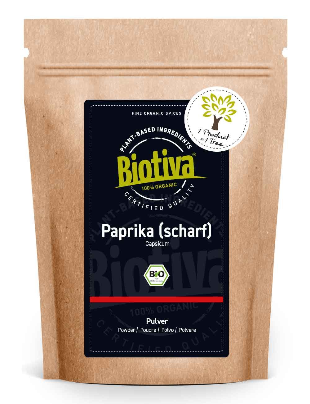 Biotiva Paprika scharf gemahlen Bio