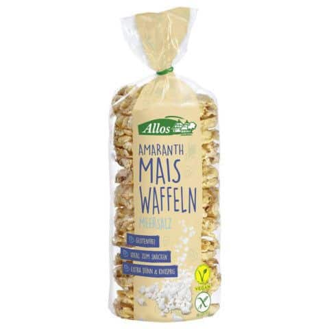 Amaranth Mais-Waffeln Meersalz