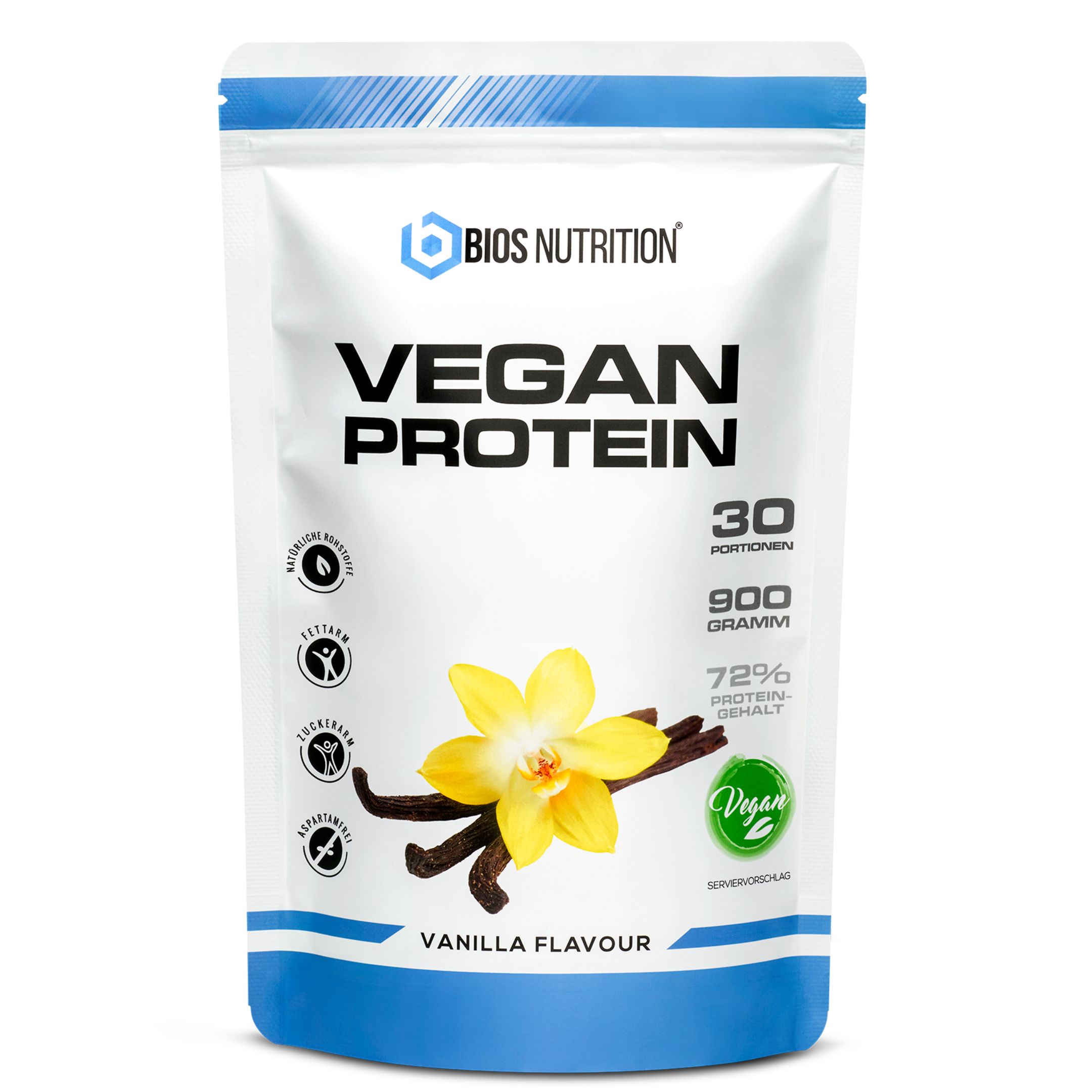 Bios Nutrition Vegan Protein - pflanzliches Protein ohne Laktose & ohne Soja