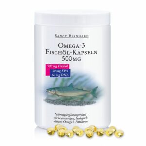 Sanct Bernhard Omega-3 Fischöl-Kapseln 500 mg XXL Sparpackung