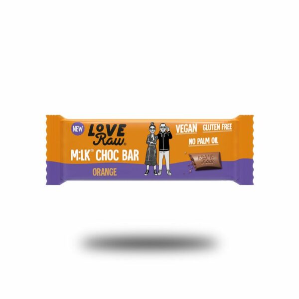 Love Raw - M:lk Choc Bar - Orange