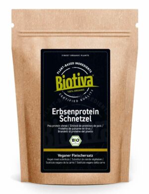 Biotiva Erbsenprotein Schnetzel Bio