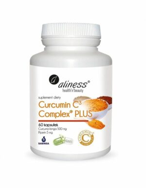 Aliness Curcumin C3 complex® Plus Curcuma longa 500 mg Piperin