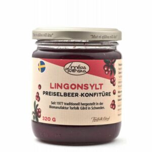 Linneas svenska - Preiselbeer-Konfitüre