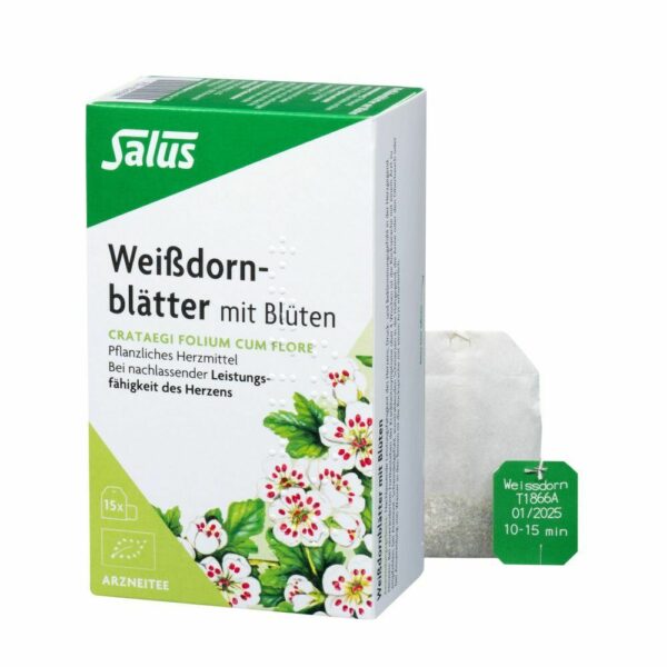 Salus® Weißdornblätter mit Blüten