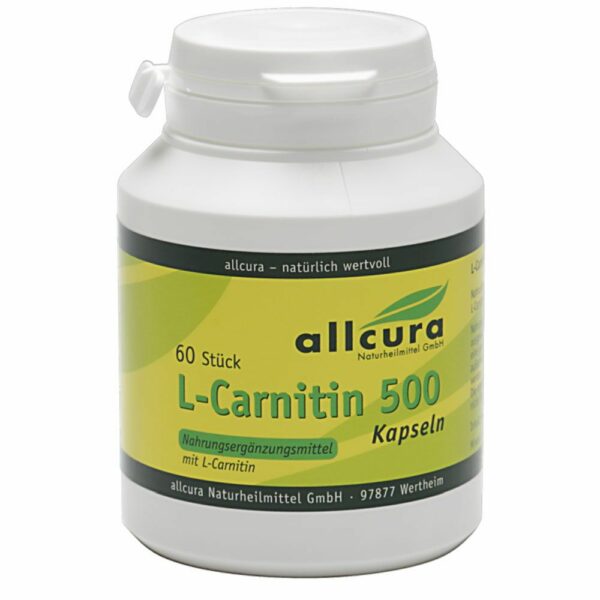 allcura L-Carnitin 500 Kapseln