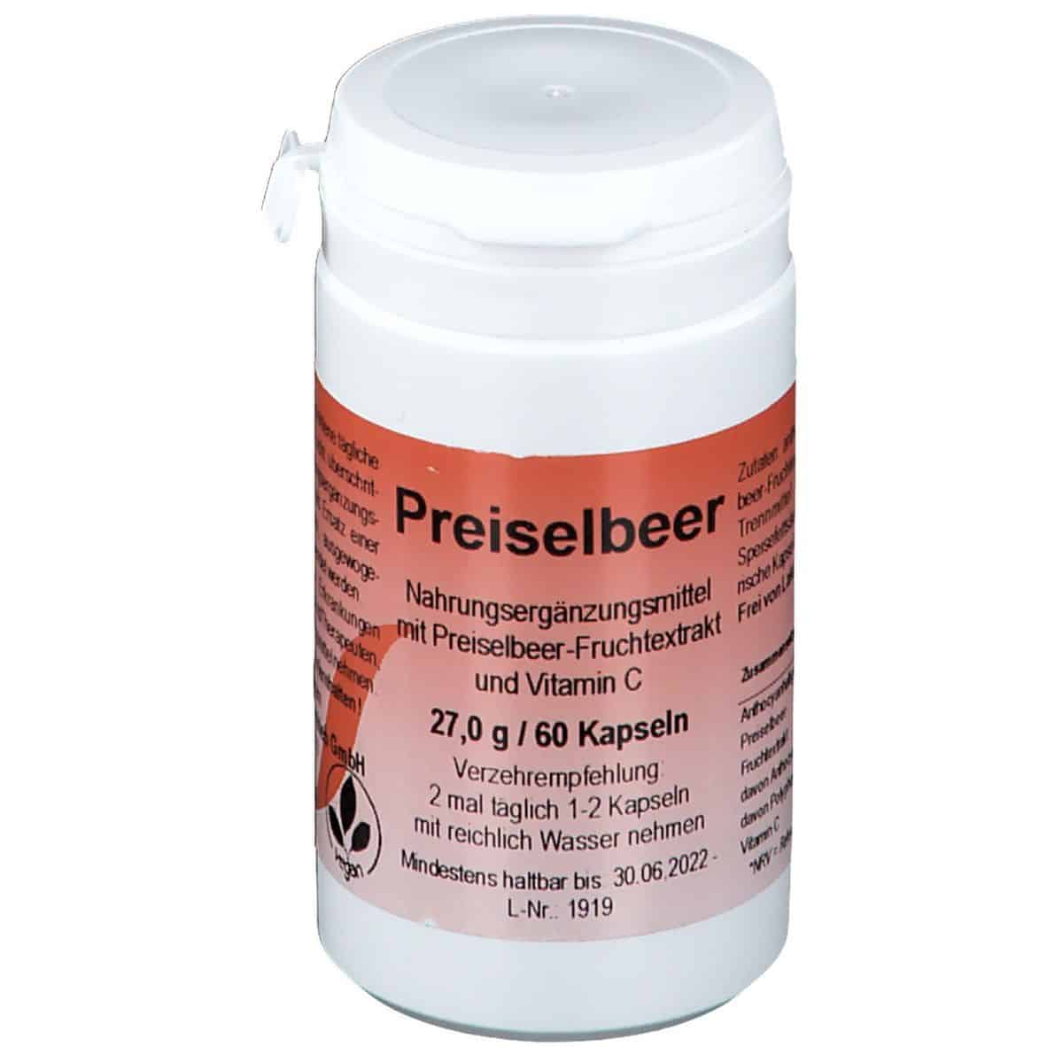 Preiselbeer Kapseln