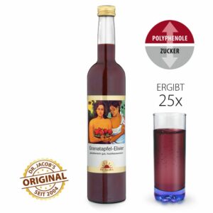 Dr. Jacob's Granatapfel-Elixier Original Granatapfelsaft-Konzentrat fermentiert