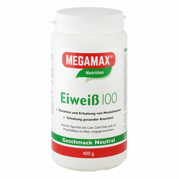 Megamax® Nutrition Eiweiß 100 Geschmack Neutral