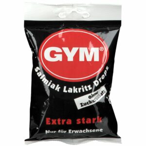 Gym Salmiak Lakritz Drops zuckerfrei