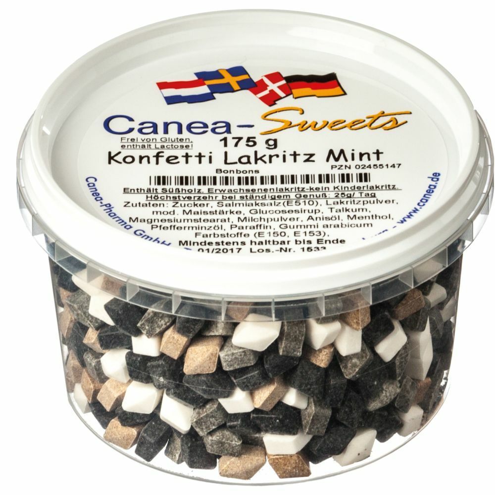 Canea-Lakritz Konfetti Lakritz Mint