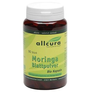 allcura Moringa Blattpulver Bio Kapseln