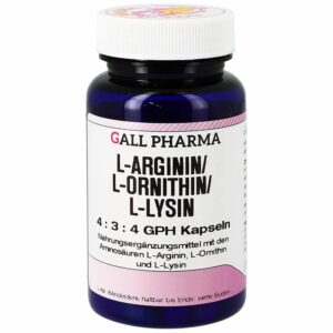 Gall Pharma Arginin/Ornithin/Lysin 4:3:4 GPH Kapseln