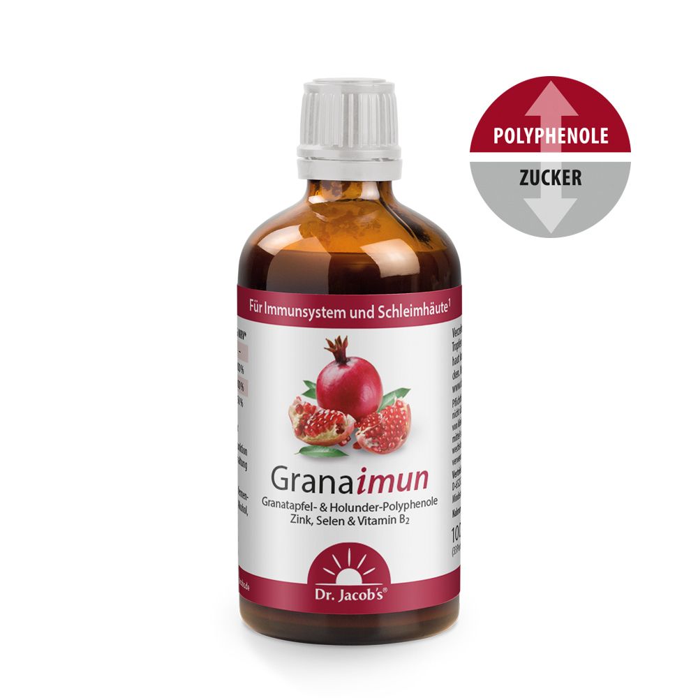 Dr. Jacob's Granaimun Granatapfel Holunder Polyphenole Zink Selen