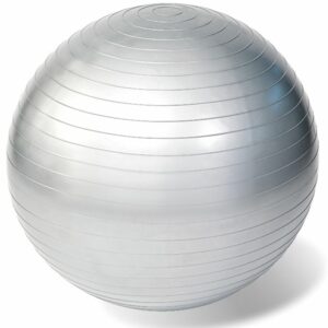 Rehaforum® Gymnastikball 65 cm silber metallic