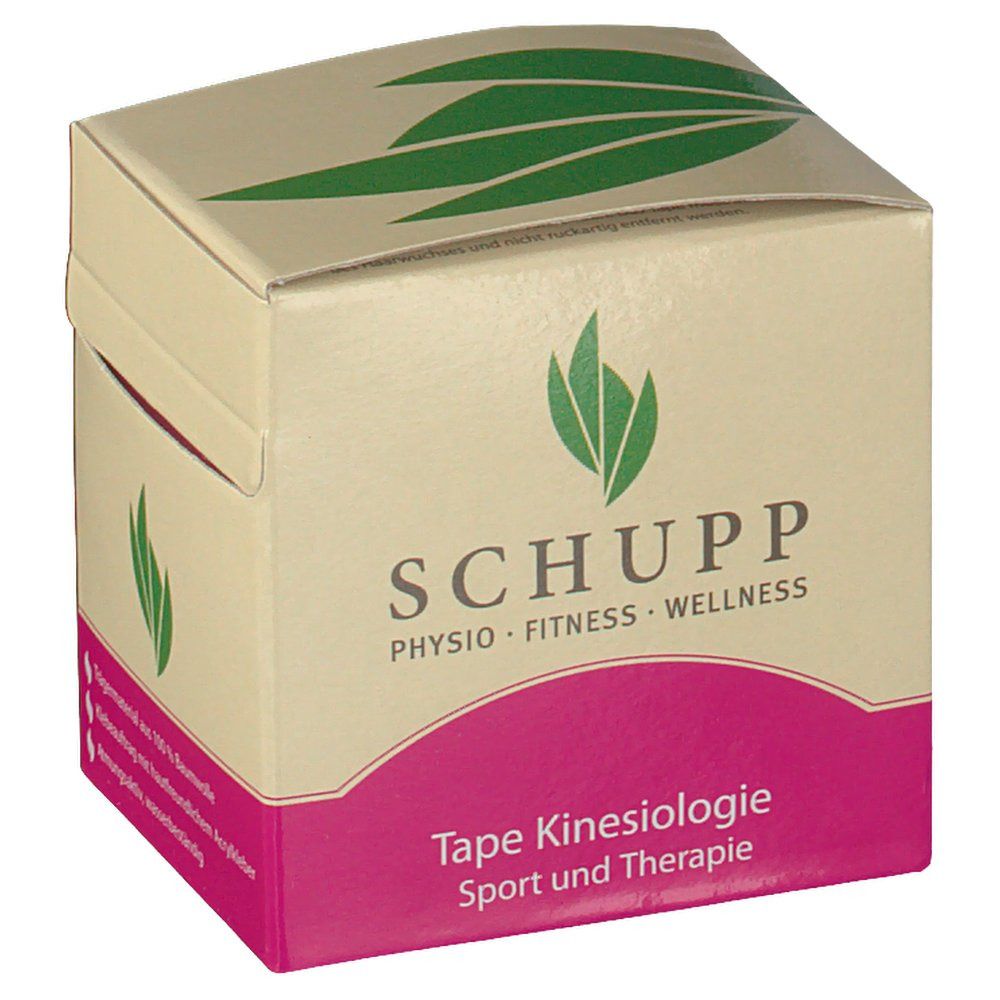 Schupp Tape Kinesiologie 5 cm x 5 m rot