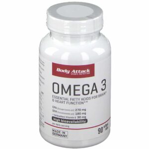 Body Attack Omega-3 Kapseln