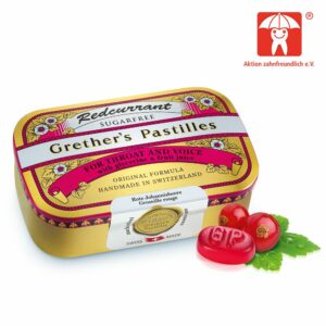 Grethers Redcurrant + Vitamin C zuckerfreie Pastillen