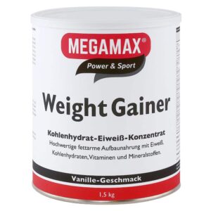 Megamax® Power & Sport Weight Gainer Kohlenhydrat-Eiweiß-Konzentrat Vanille-Geschmack