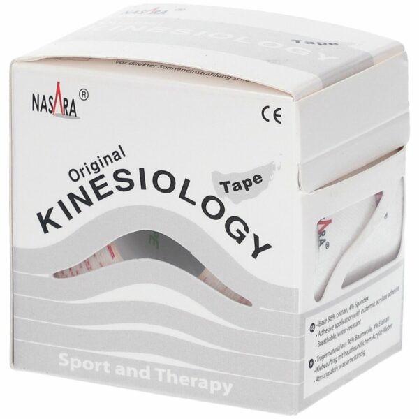 Kinesiologie Tape 5 cm x 5 m weiß