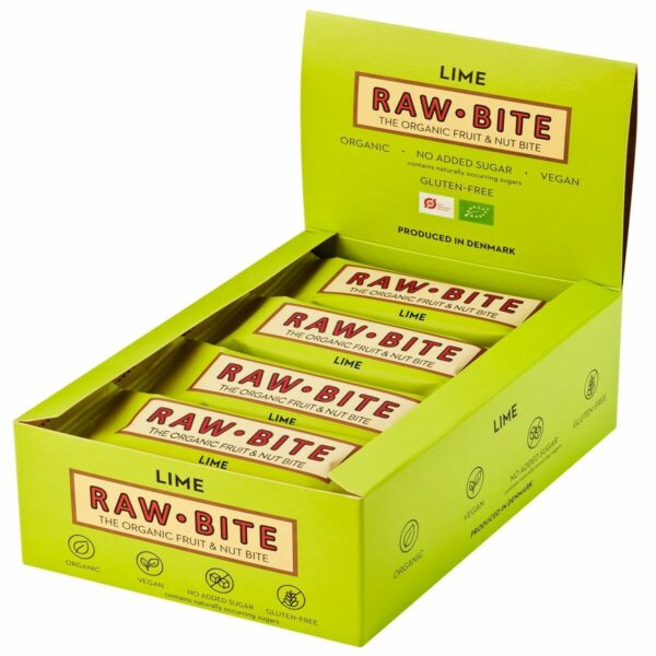 Rawbite Frucht- & Nussriegel mit scharfer Limette