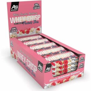 All Stars® Whey Crisp Protein Bar White Chocolate Raspberry
