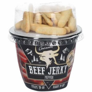 Continental Beef Jerky Pepper + Cracker
