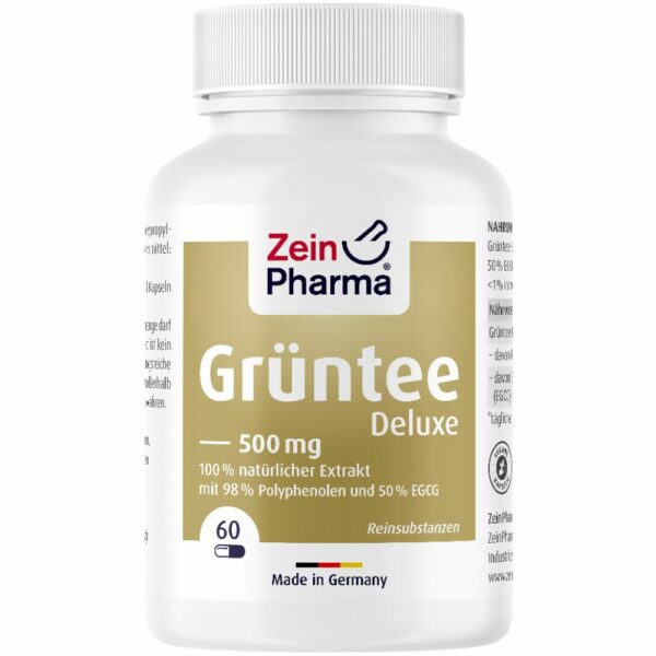 ZeinPharma® Grüntee Extrakt Kapseln Deluxe 500 mg