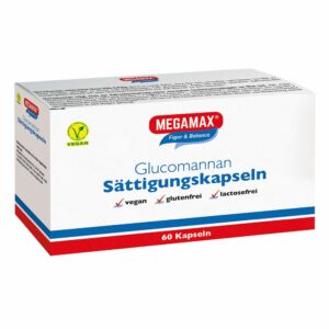 Megamax® Glucomannan Sättigungskapseln zur Gewichtsreduktion