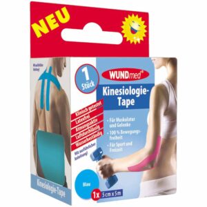 WUNDmed® Kinesiologie-Tape blau 5 cm x 5 m
